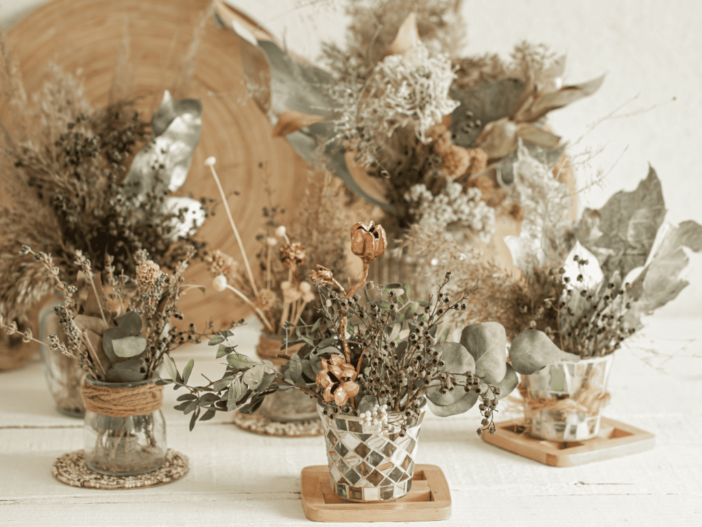 台南花店-乾燥花擺式
